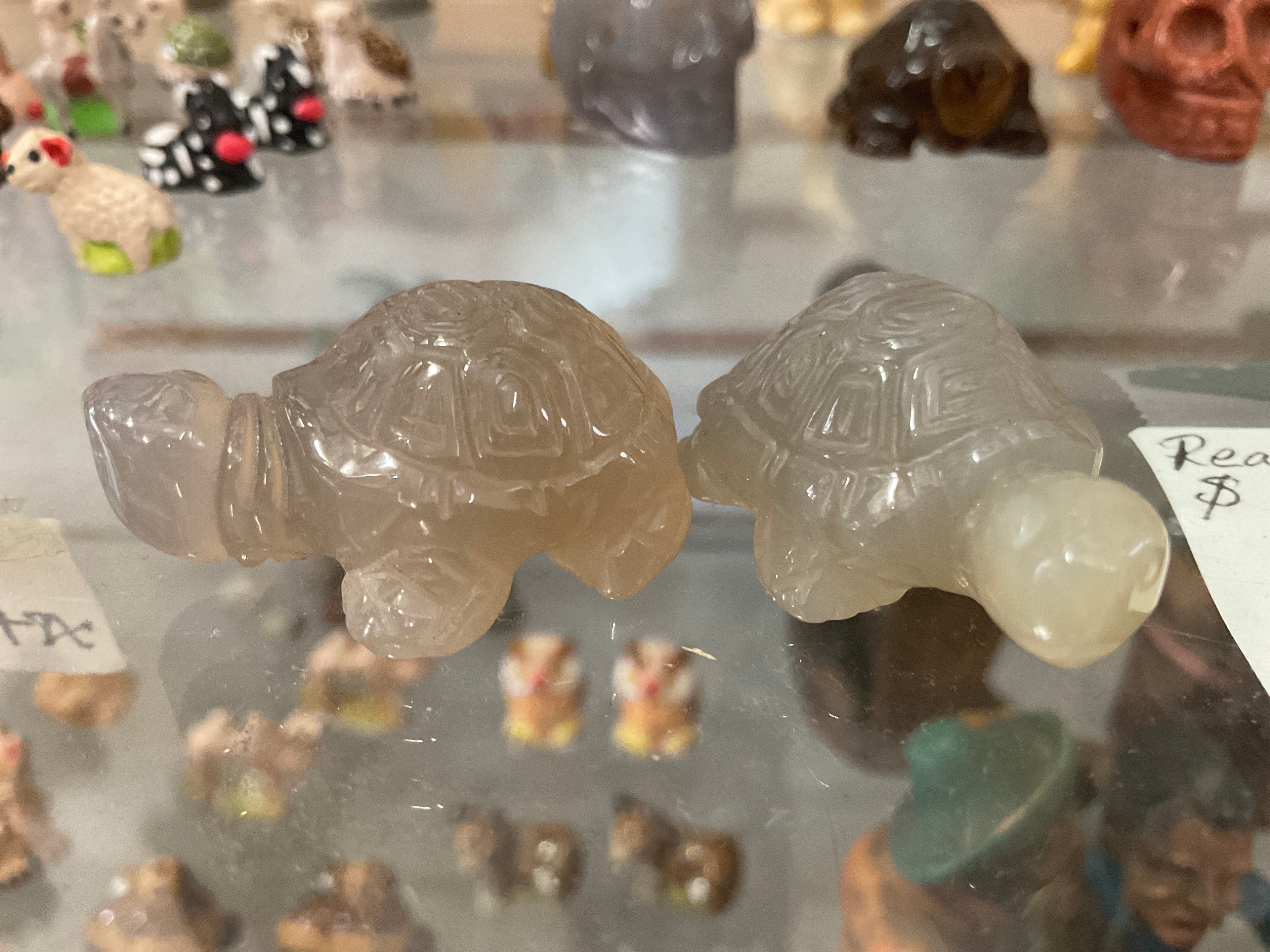 Figuras de piedra mineral