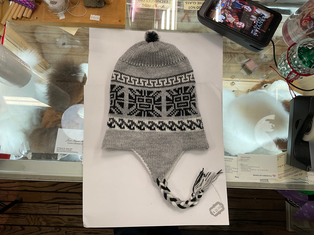 Reversible Chullo Hat – Peruvian Earflap Beanie