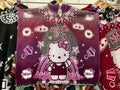 Children’s Alpaca Wool Poncho with Hood - Hello Kitty