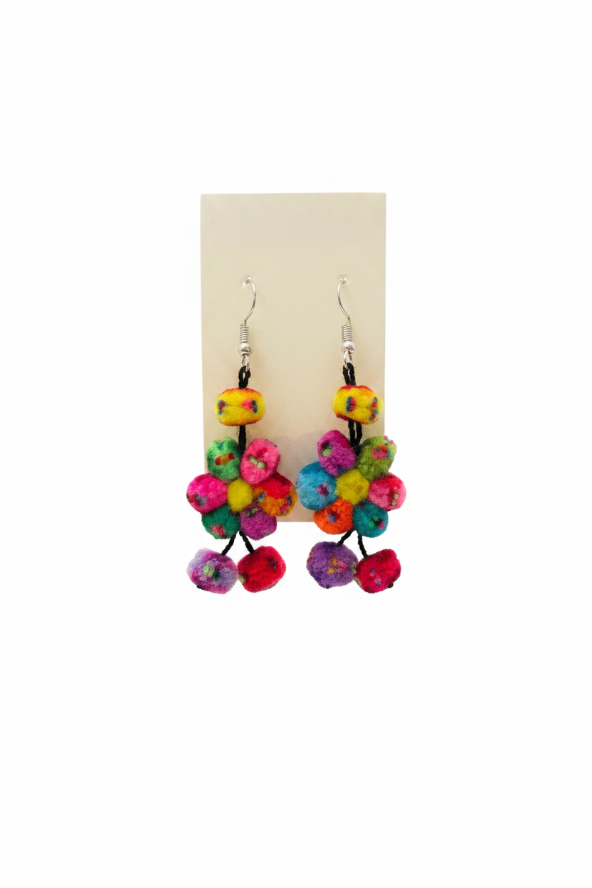 Pendientes de pompón