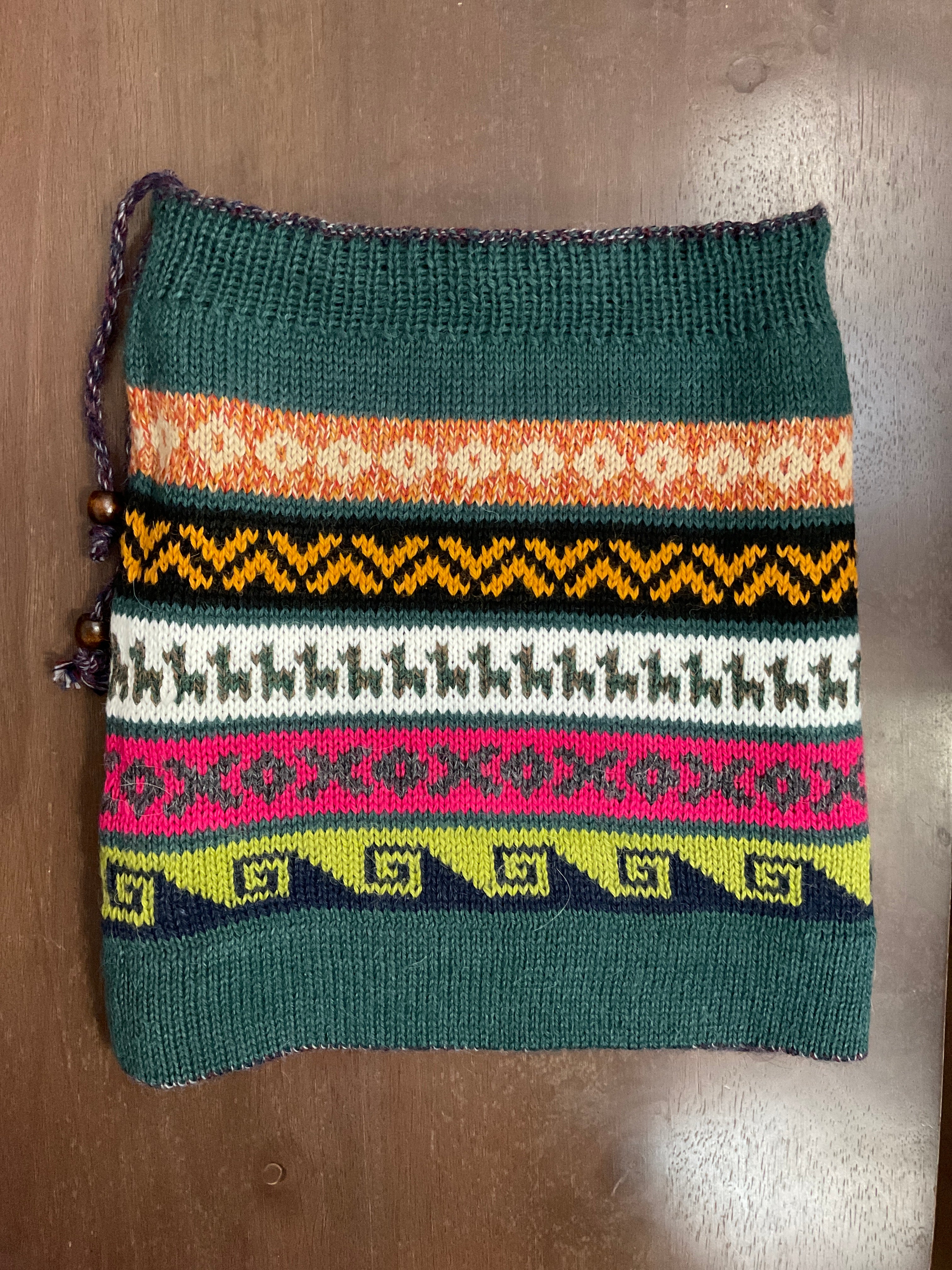 Gorro/bufanda de bebé alpaca híbrida