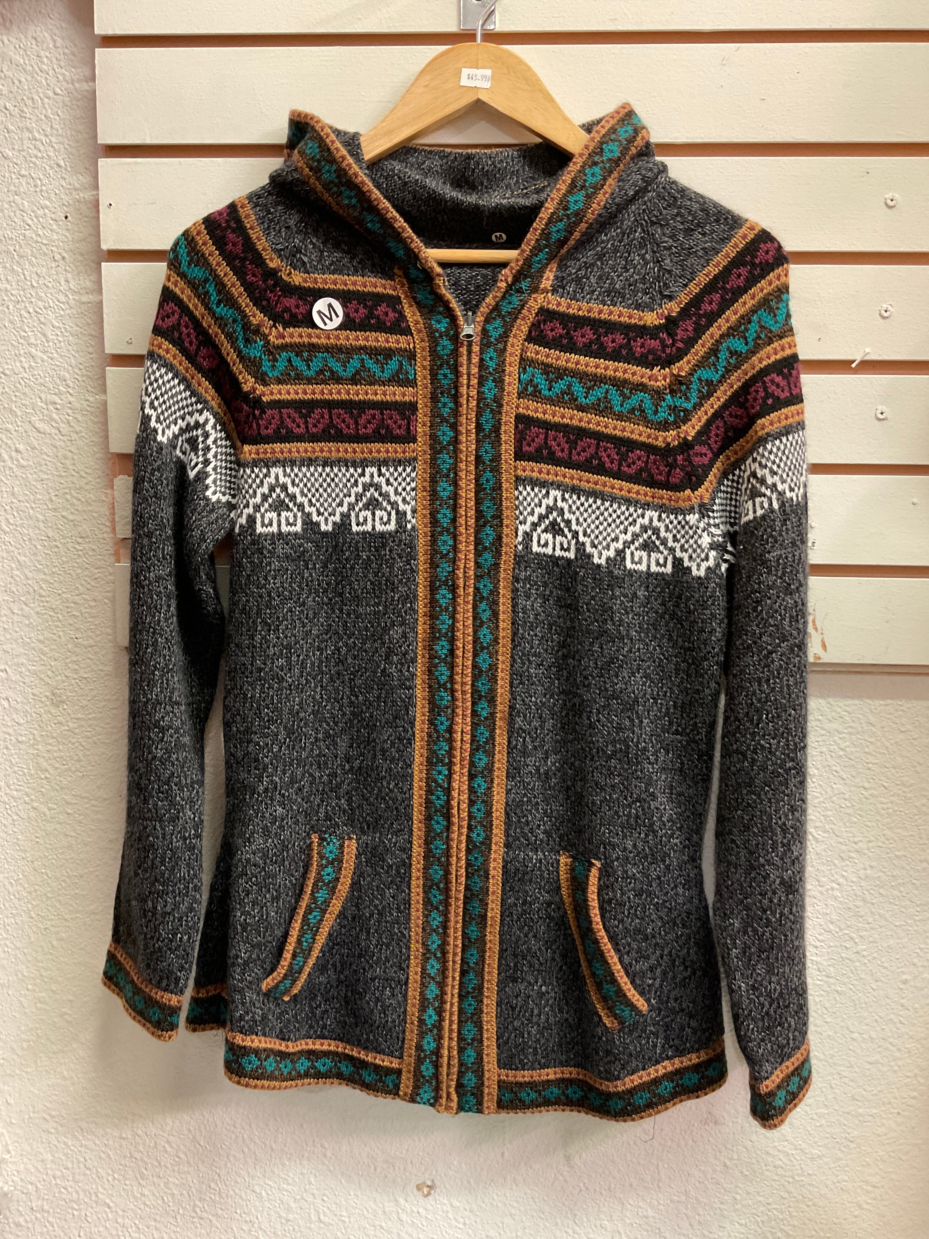 ANDES Zip-Up Sweater Uni-Sex