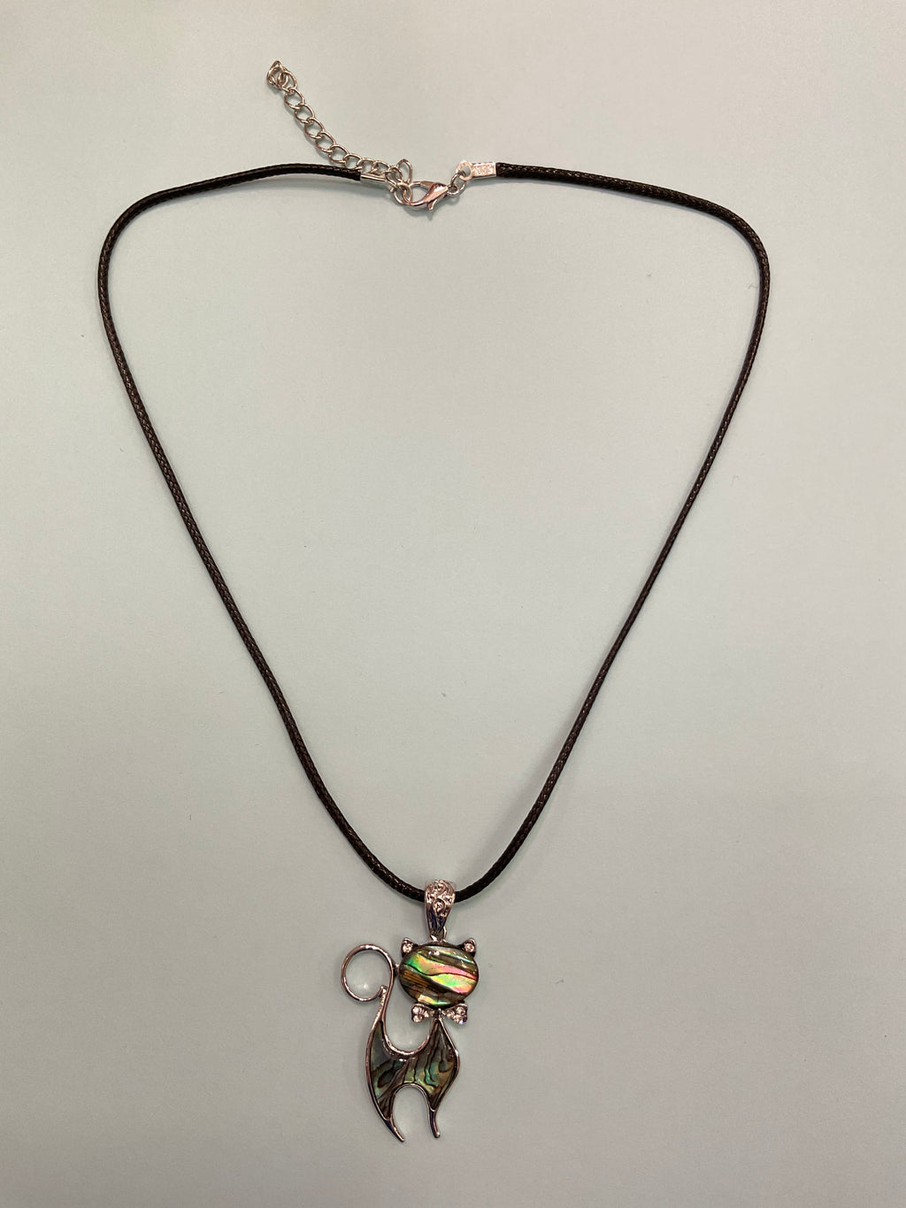 Necklace with Leather Strap