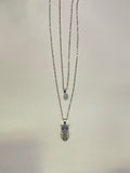 Silver Owl with Matching Necklace