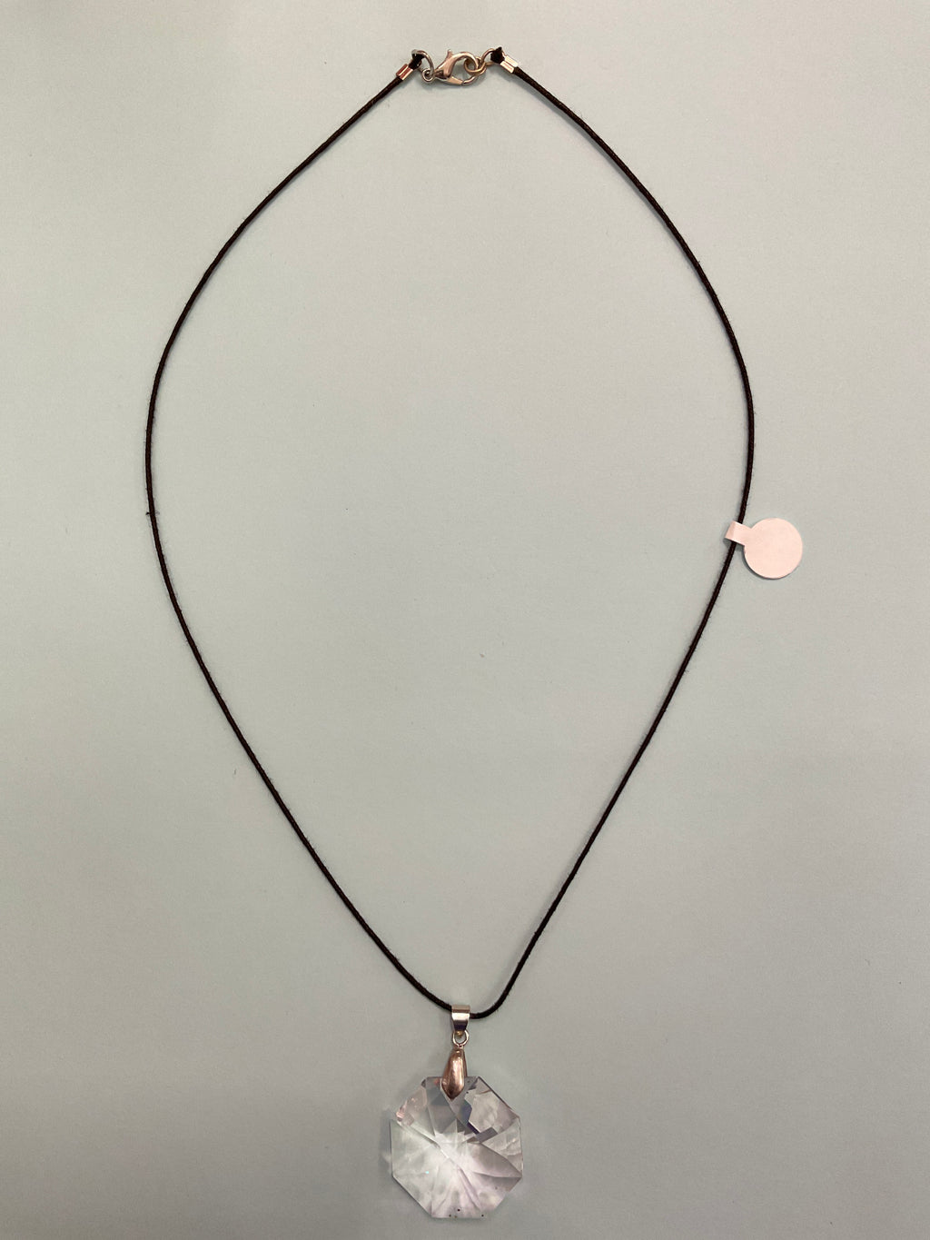 Necklace with Leather Strap