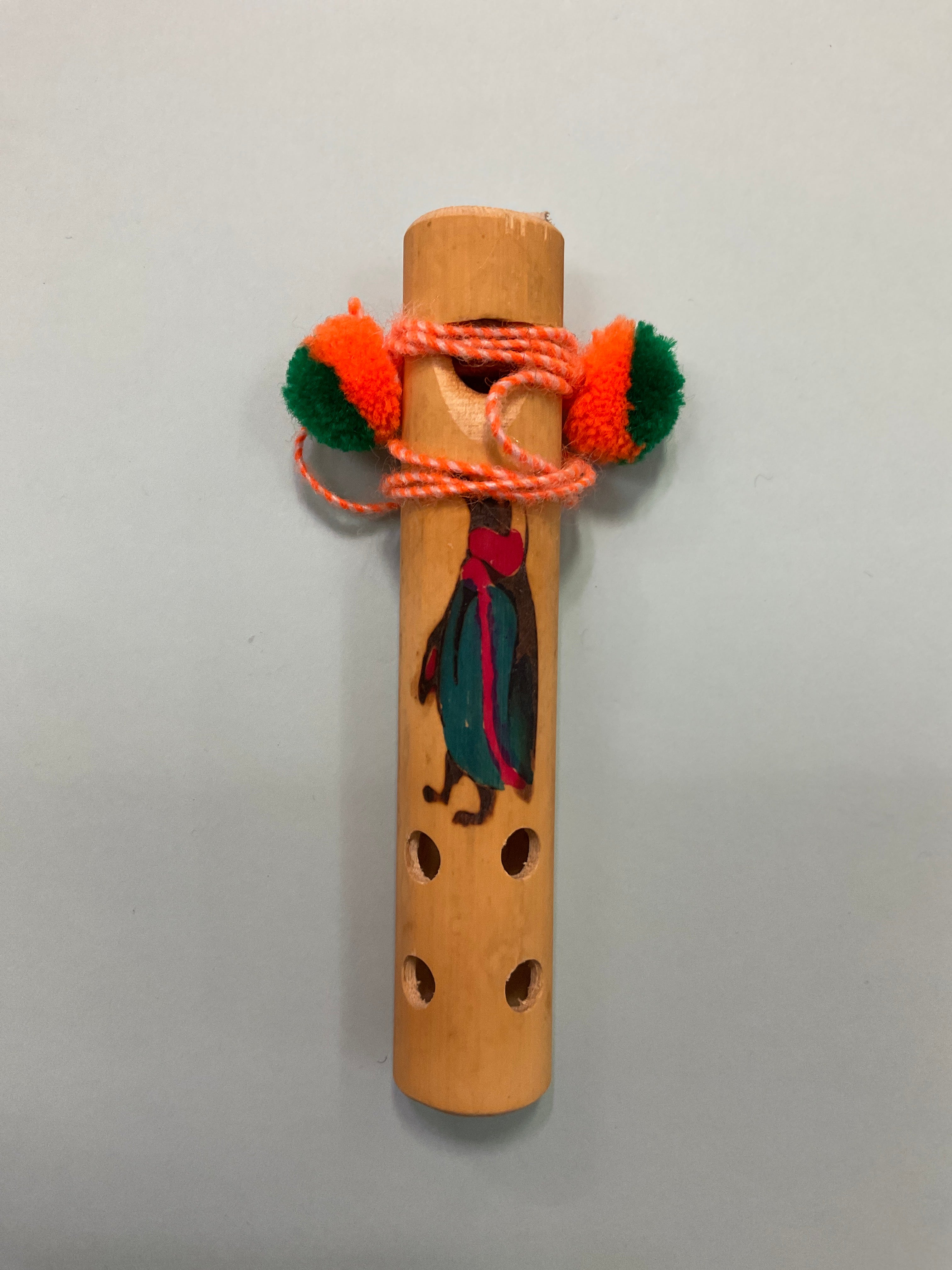 Bamboo Flute with Cord