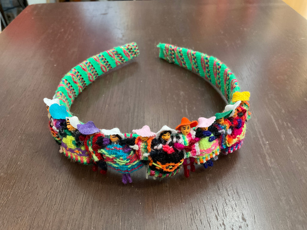 Handmade Worry Doll Head Band