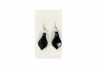 Pendientes de gota de cristal de Murano