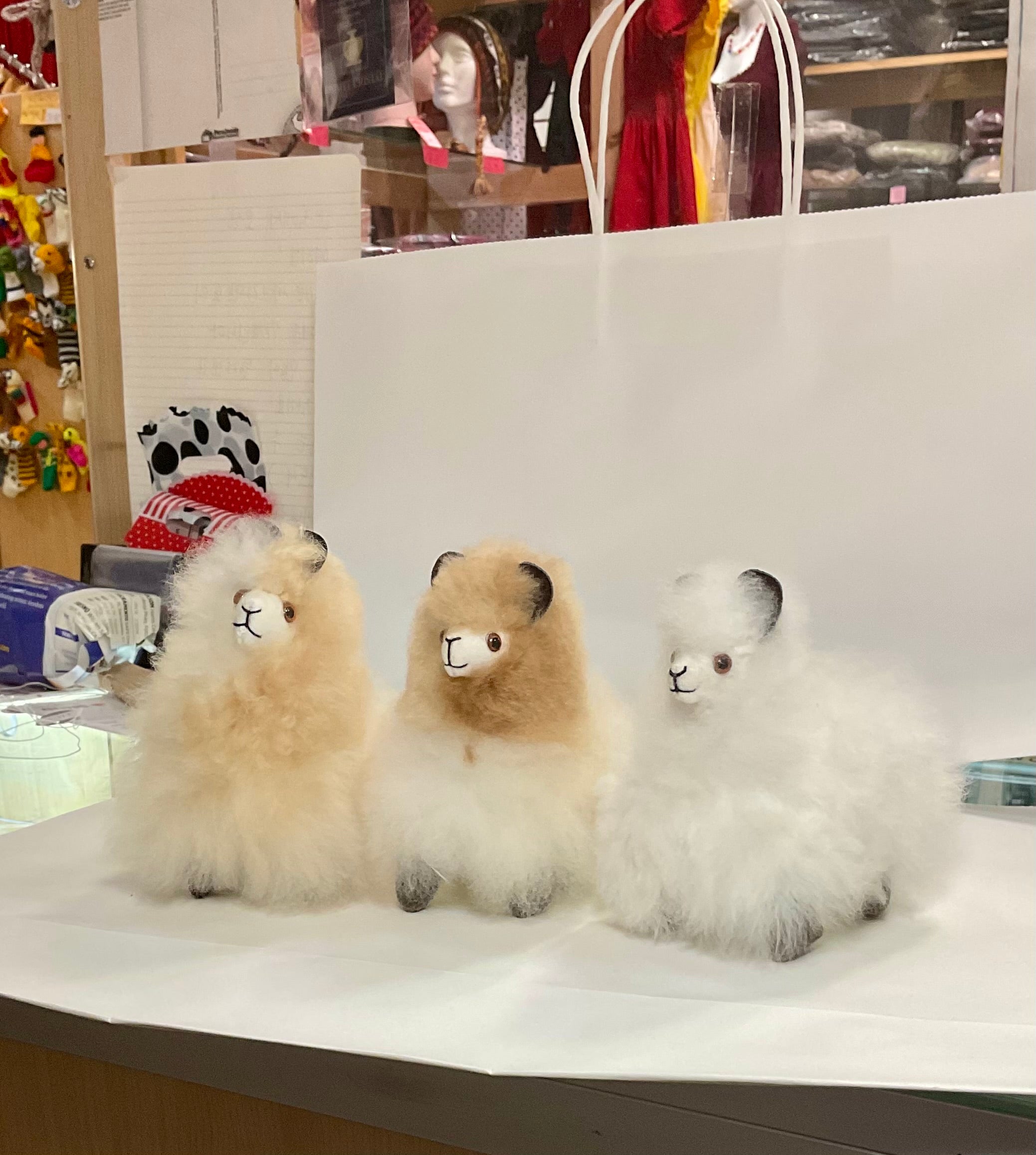 Kusi Friends Alpaca (10cm) - Baby Alpaca Fur Animal