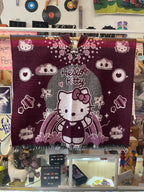 Children’s Alpaca Wool Poncho with Hood - Hello Kitty