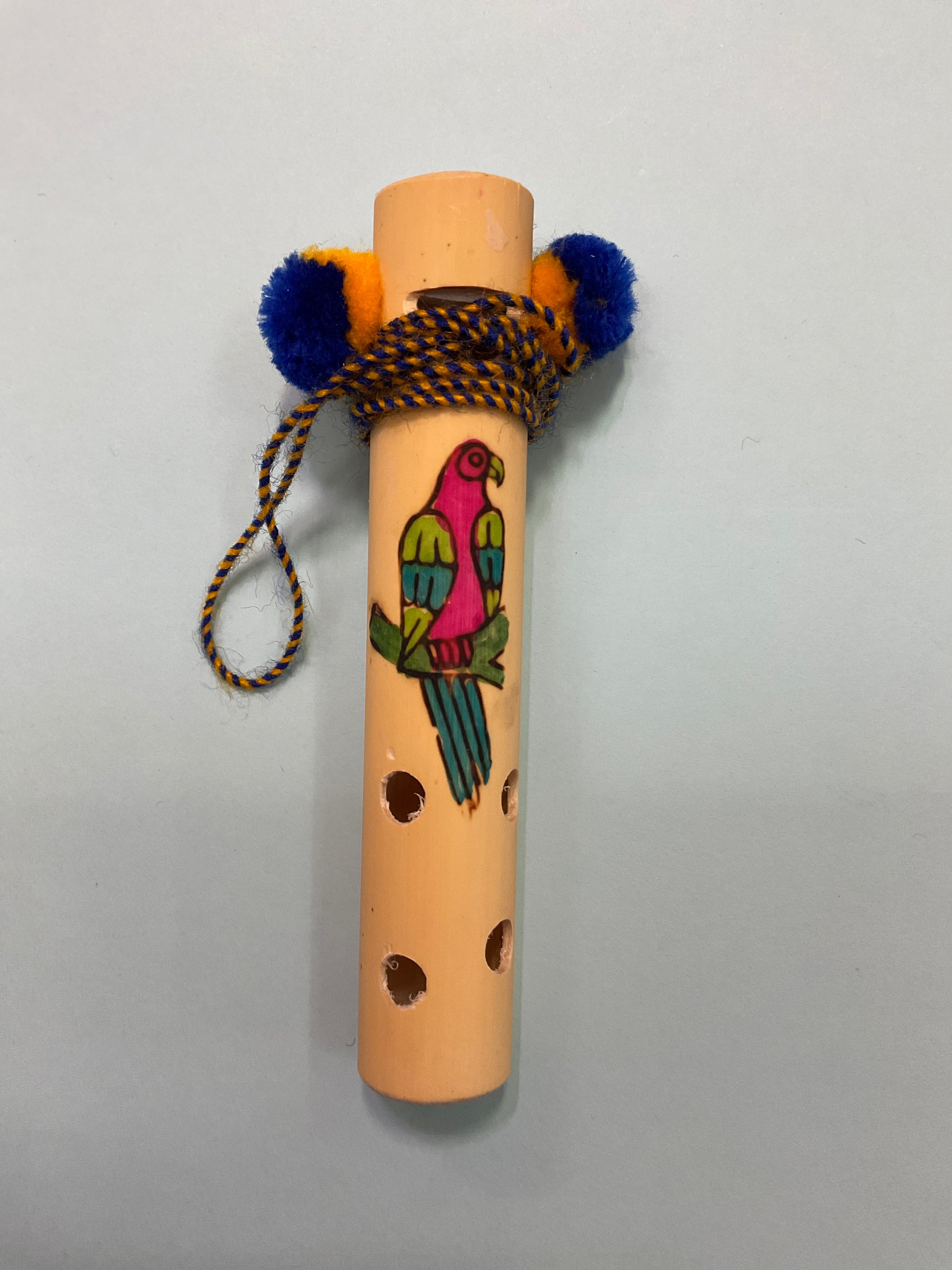 Bamboo Flute with Cord