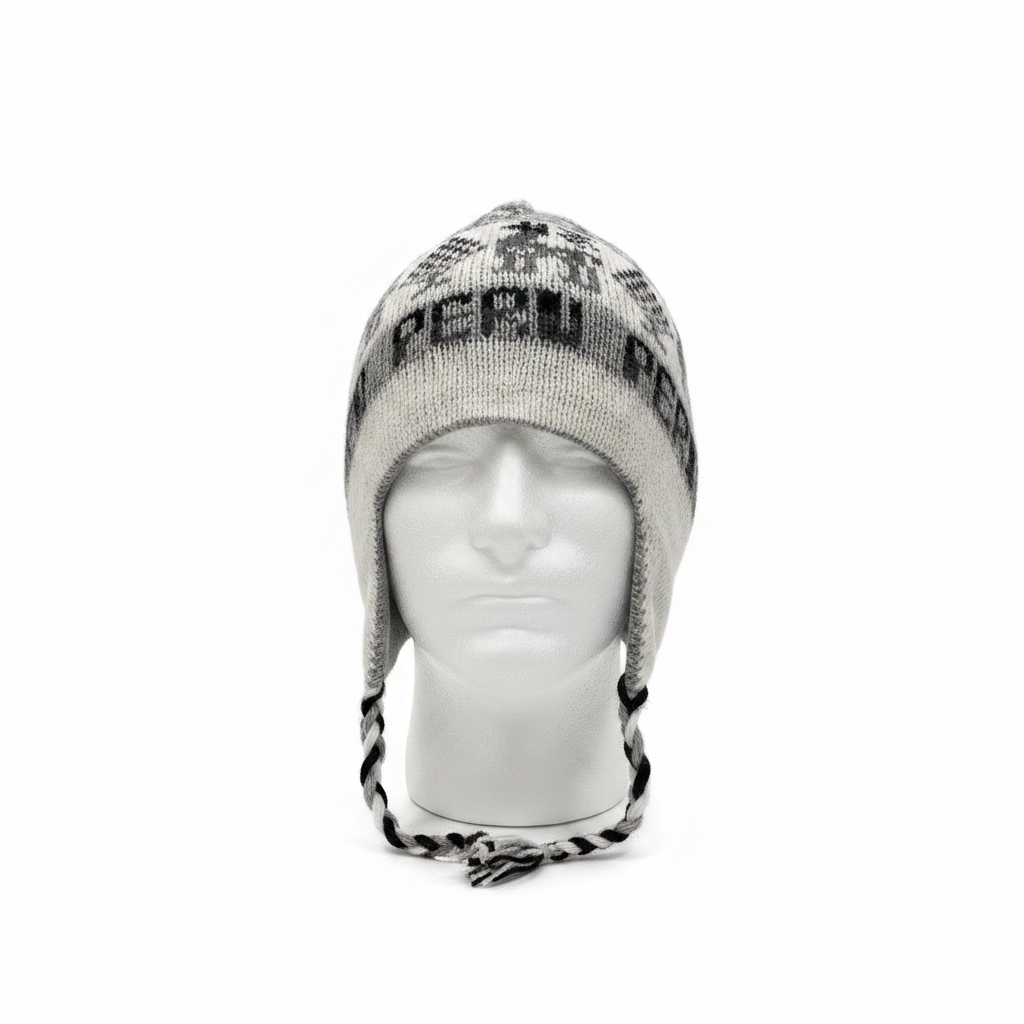 Reversible Chullo Hat – Peruvian Earflap Beanie