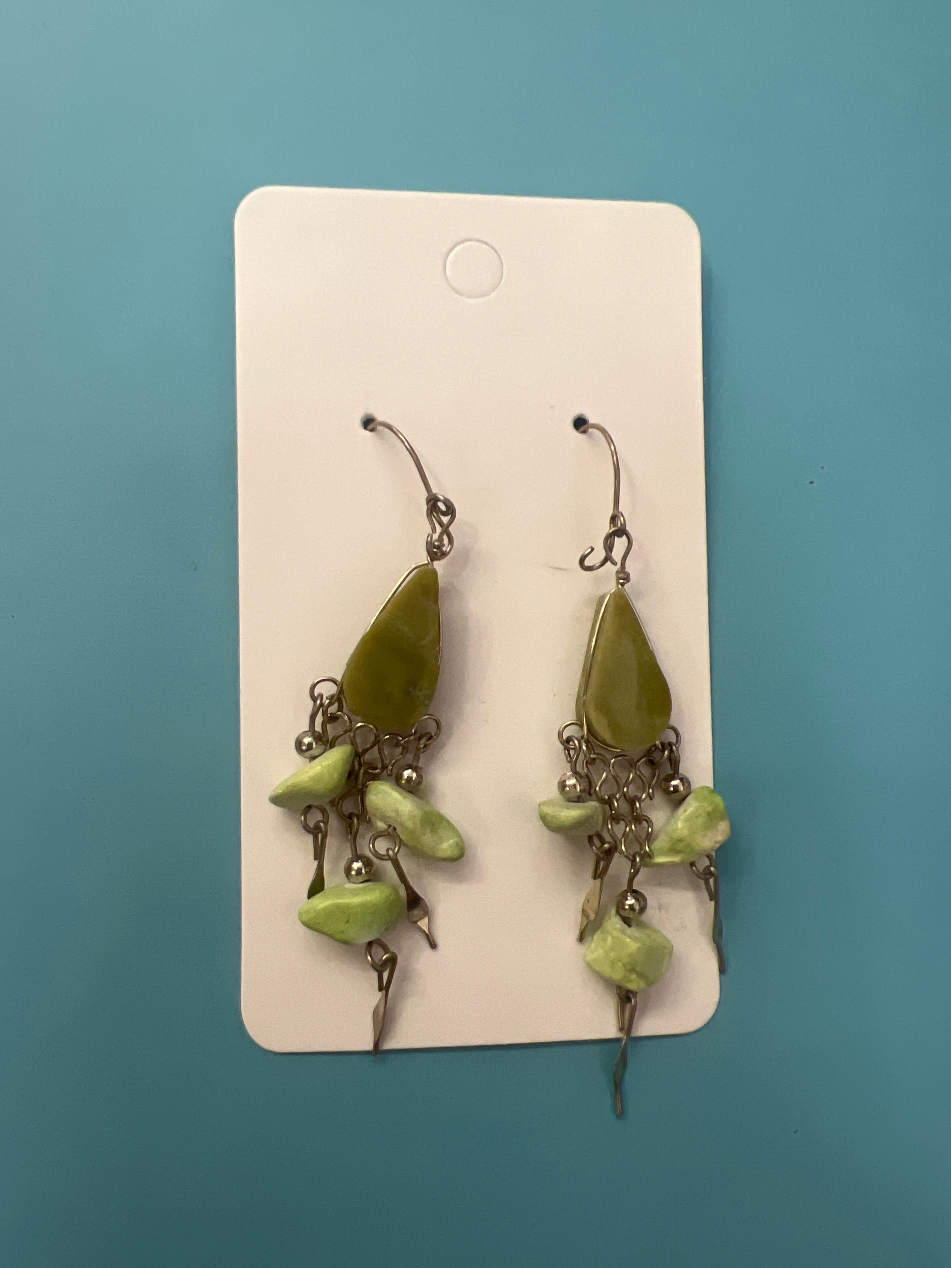 Peruvian Artisan Mineral Stone Earrings