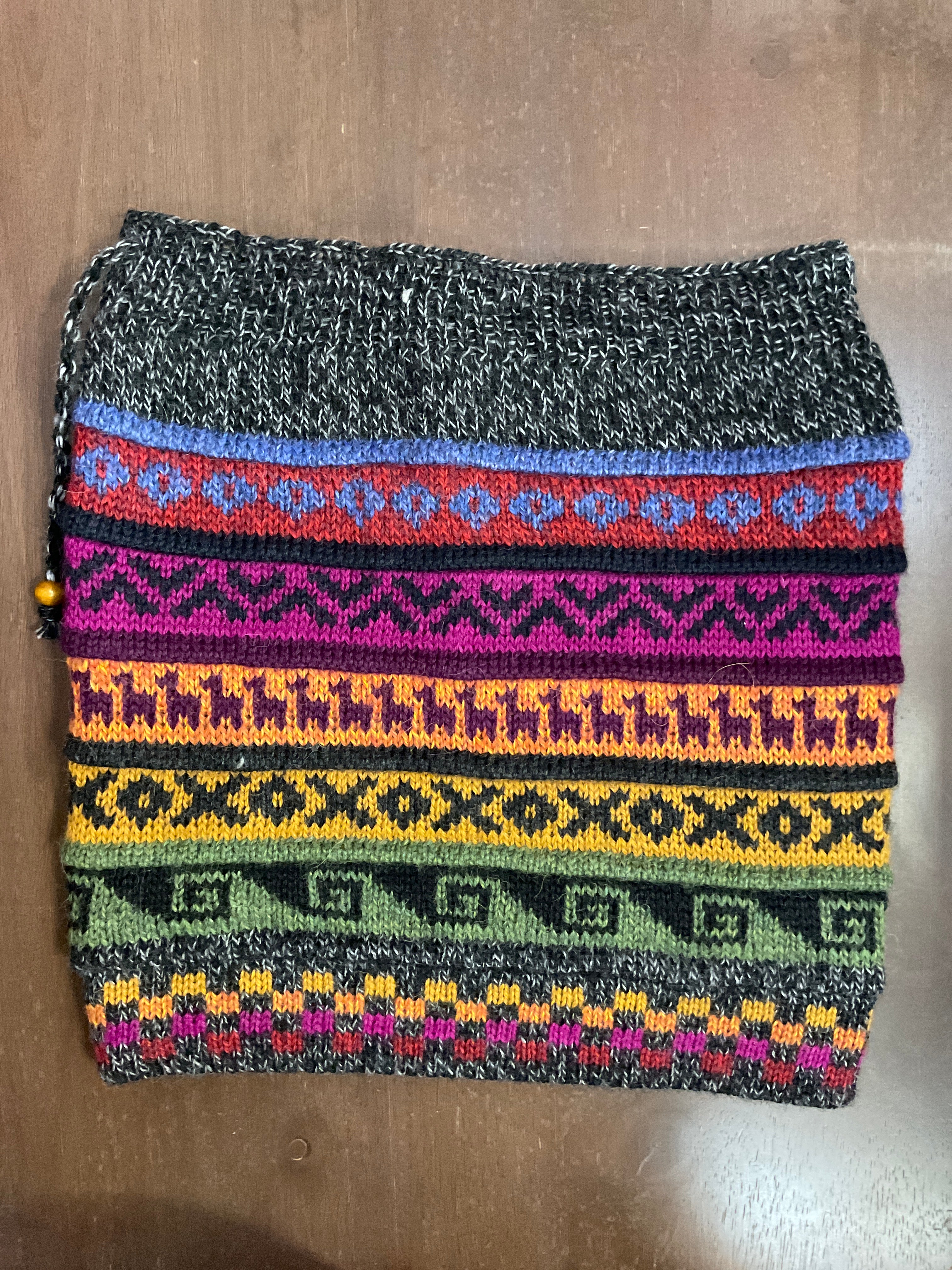 3-in-1 Baby Alpaca Neck Gaiter, Beanie, & Face Cover – Handmade in Peru