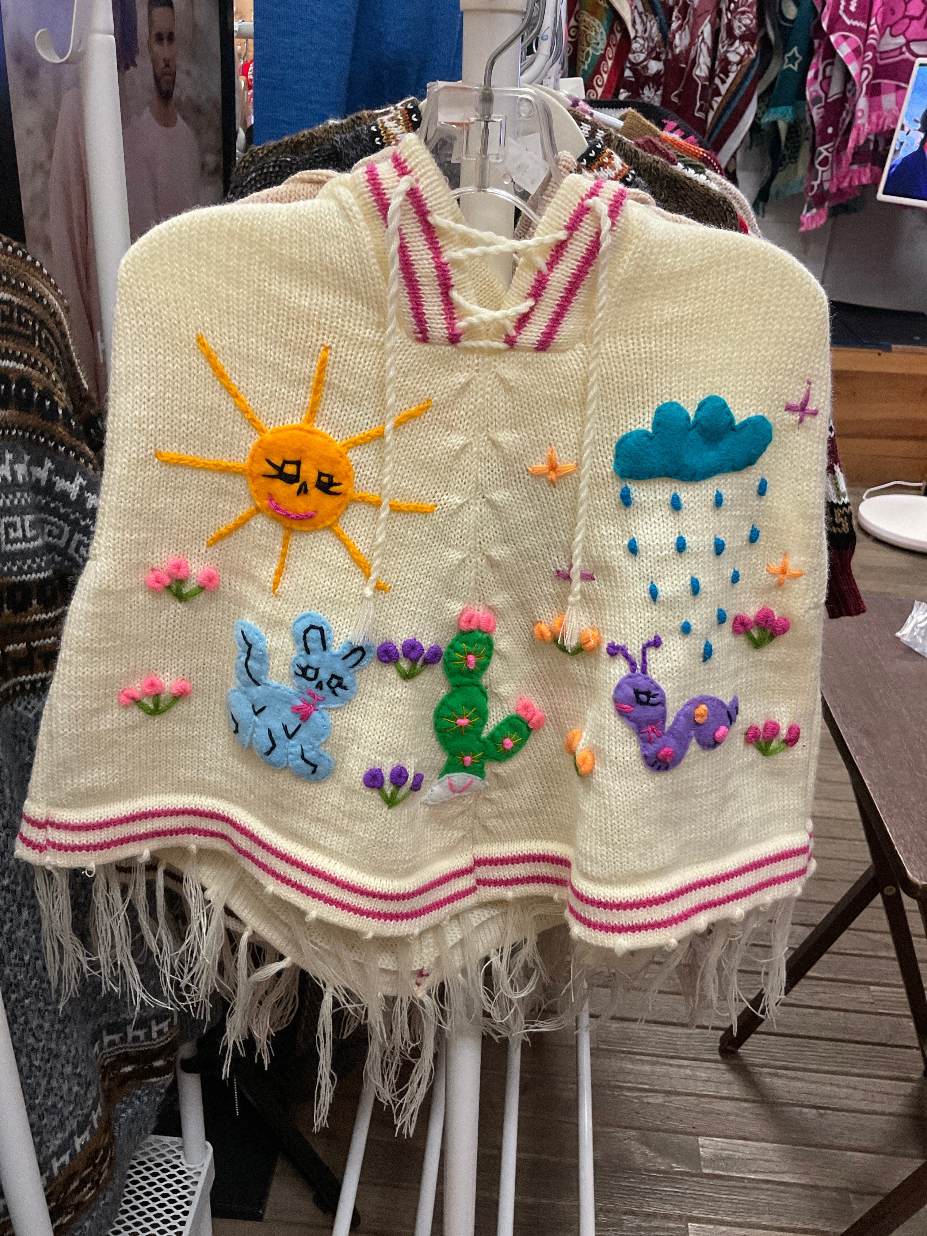 Children’s Embroidered Poncho