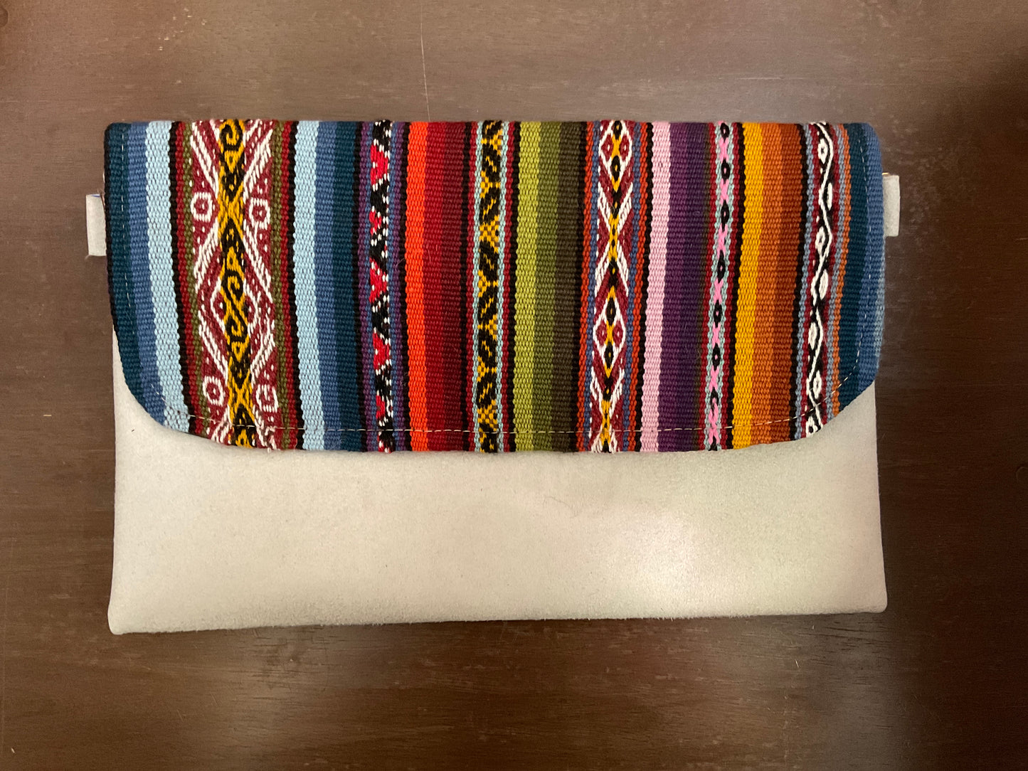 Hand-made embroidered Purse