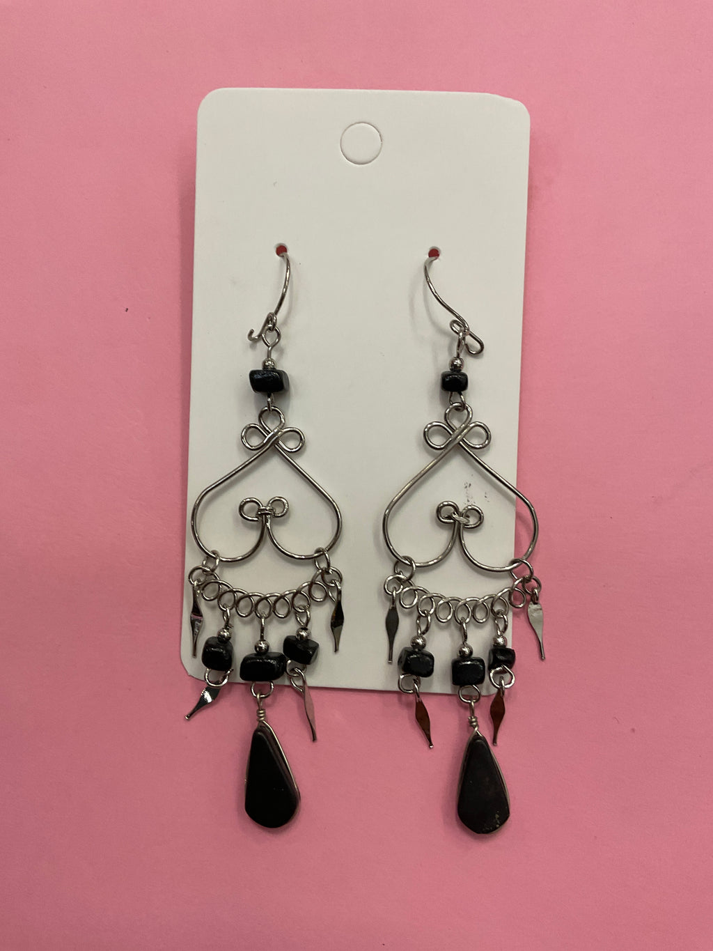 Peruvian Artisan Mineral Stone Earrings