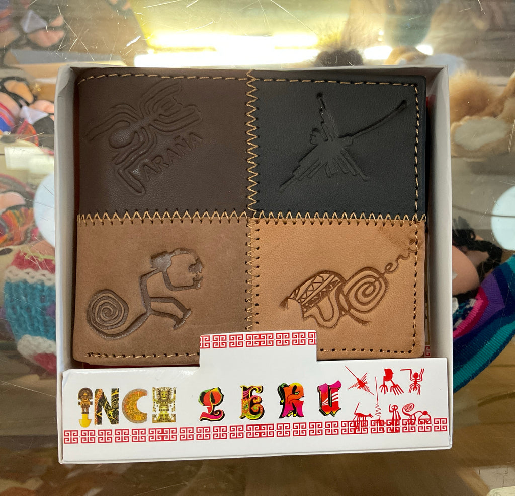 Cartera de piel artesanal