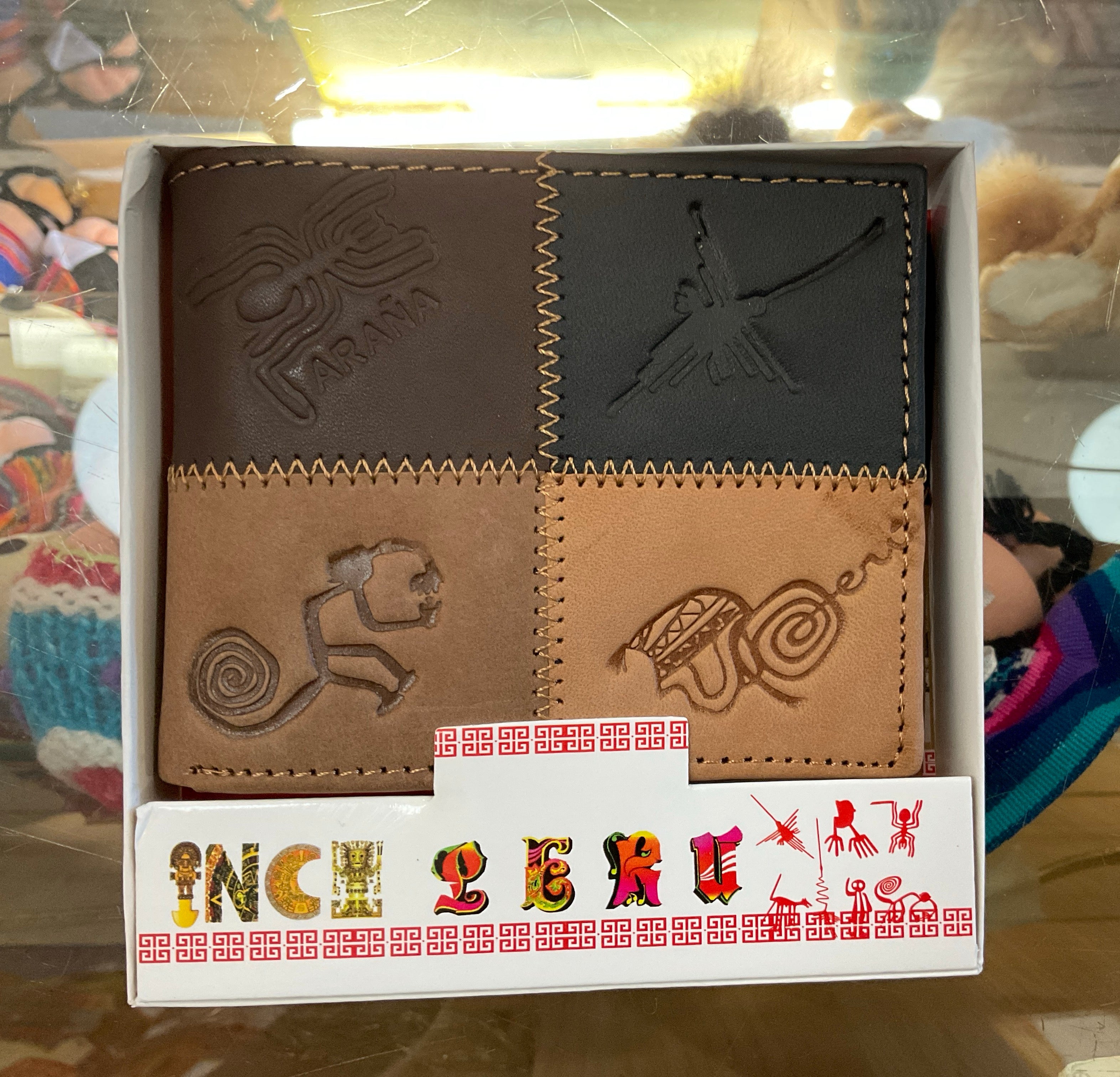 Cartera de piel artesanal