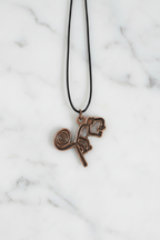 Nazca Symbols Copper Necklaces