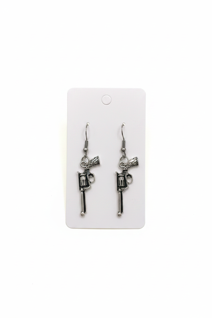 Revolver Wild West Earrings