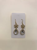 Bow with Tear Drop Earrings