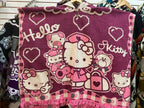 Alpaca Wool Poncho with Hood - Hello Kitty