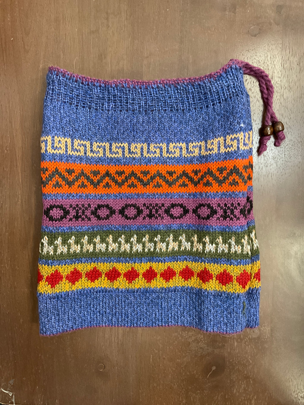 Gorro/bufanda de bebé alpaca híbrida