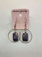 Metal with Stone Earrings