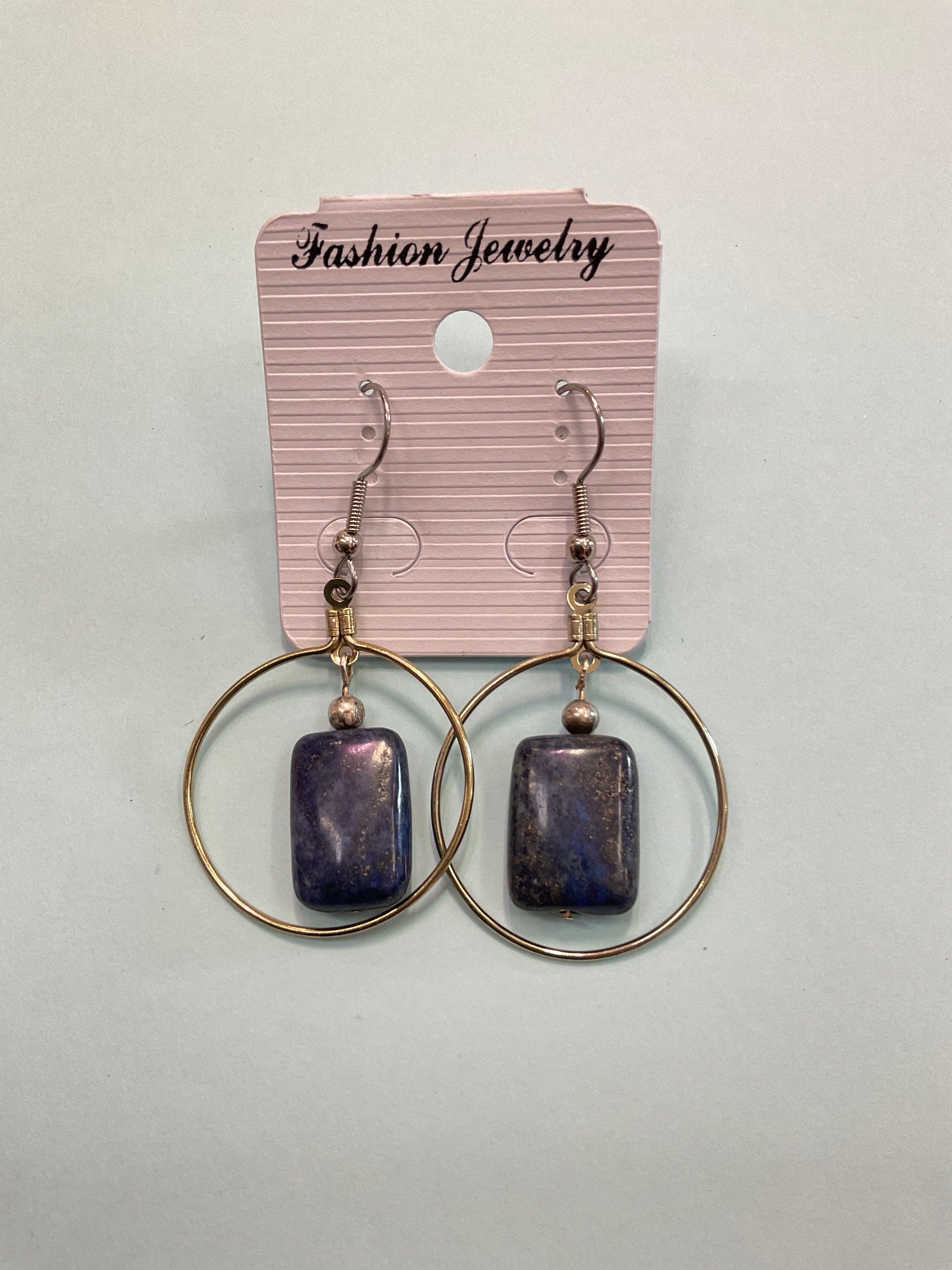 Metal with Stone Earrings