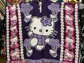 Alpaca Wool Poncho with Hood - Hello Kitty