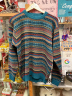 100% alpaca crewneck sweater