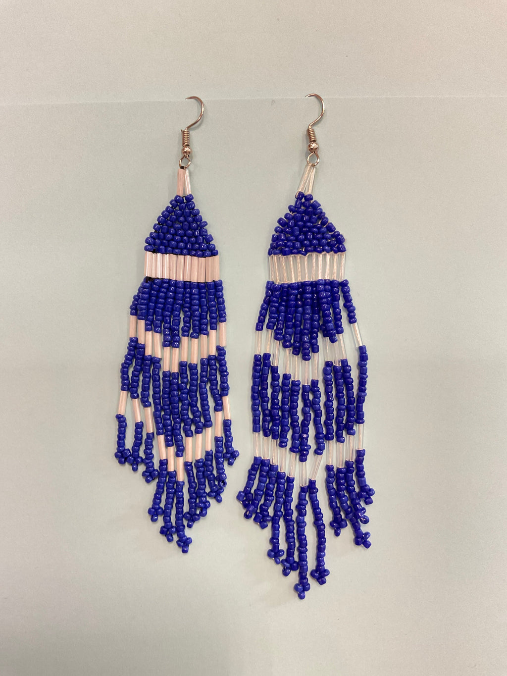 Beaded Fringe Earrings
