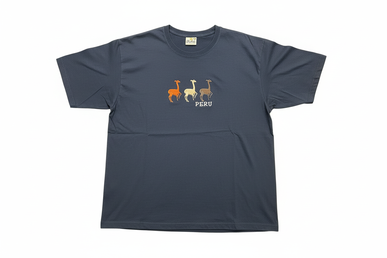 Vicuña Embroidered T-shirt