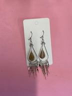 Peruvian Artisan Mineral Stone Earrings