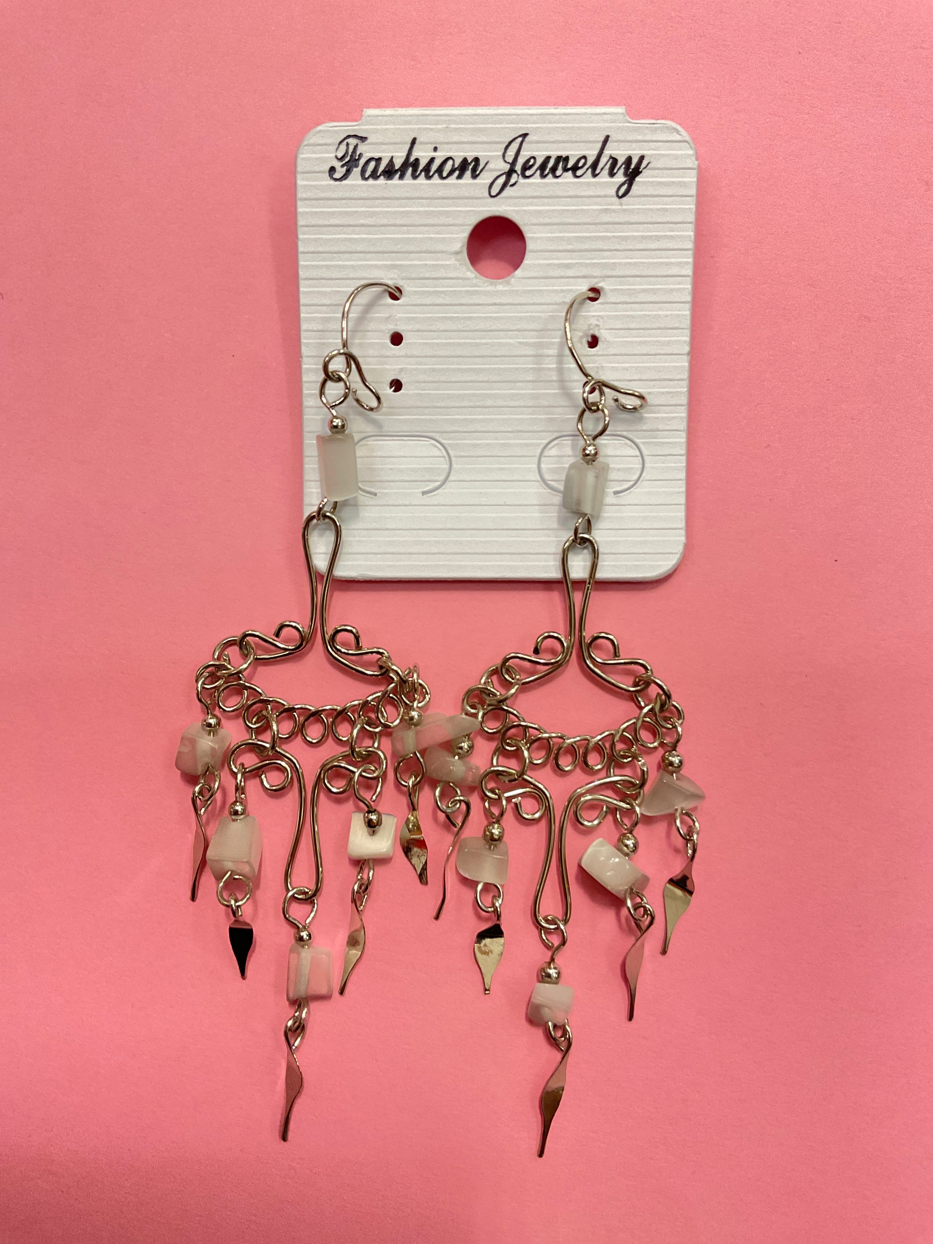 Long Earrings Mineral/Stone