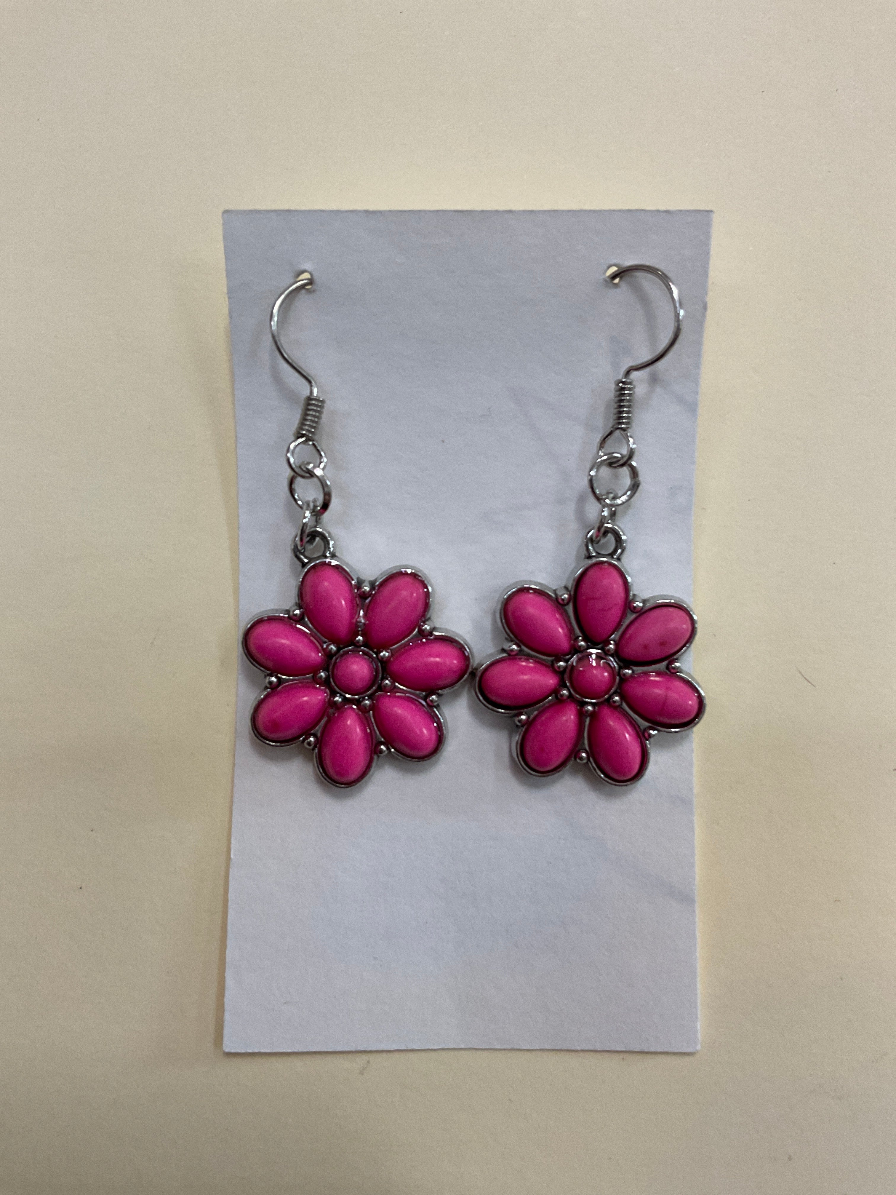 Metal with Stone Earrings