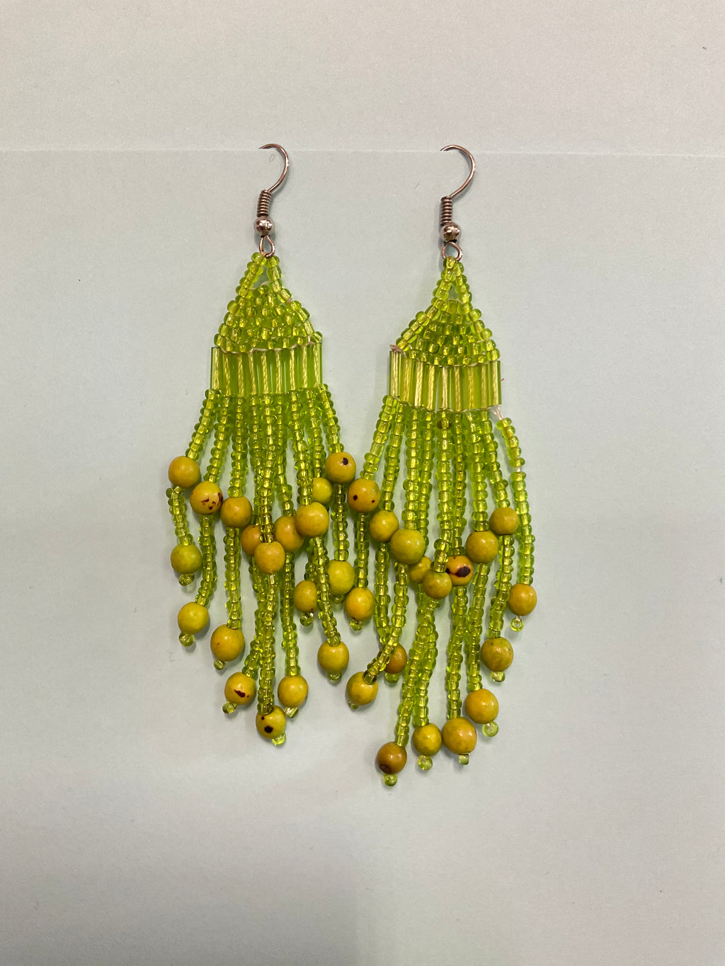 Beaded Fringe Earrings