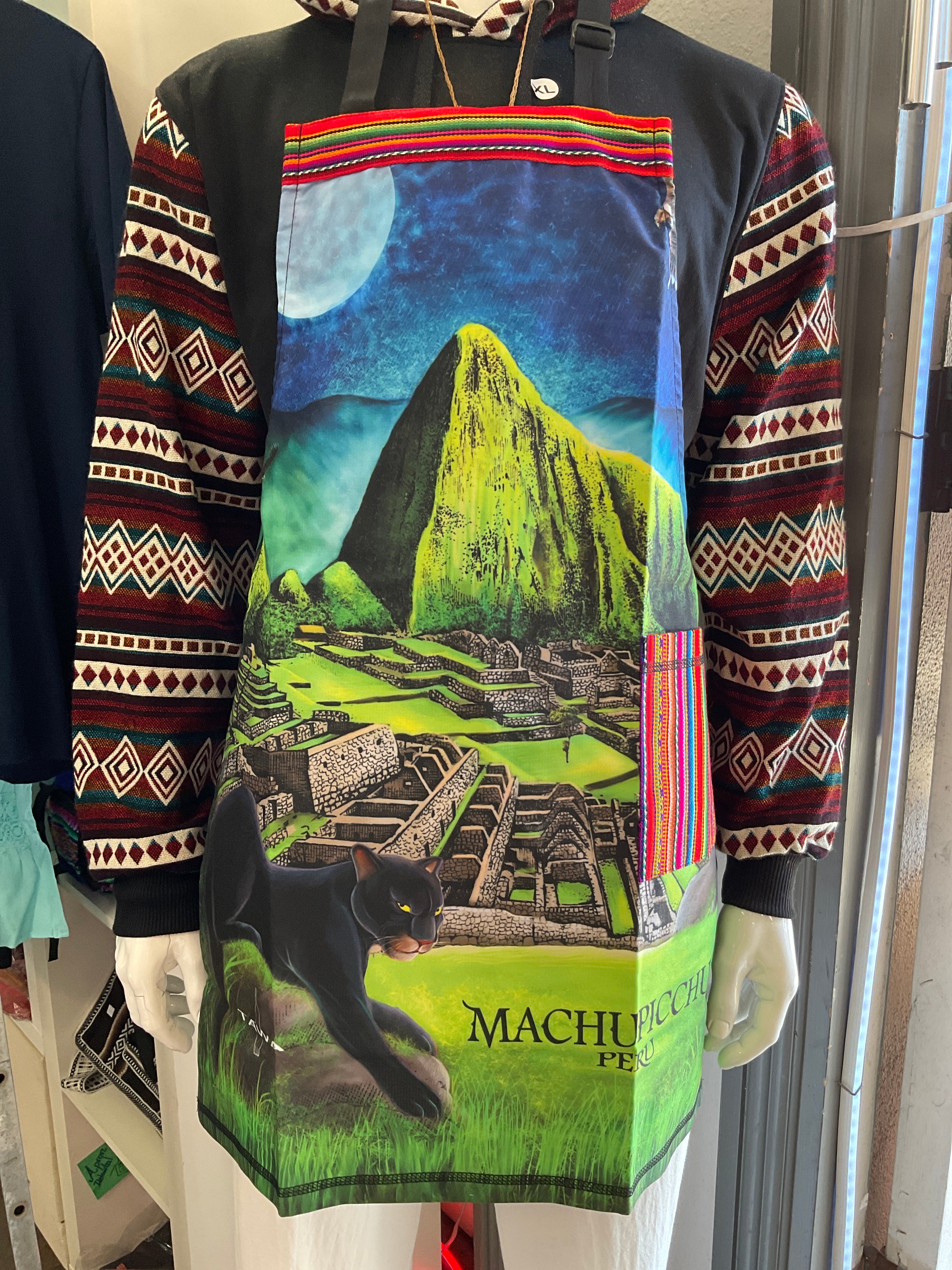 Apron with Peruvian Designs