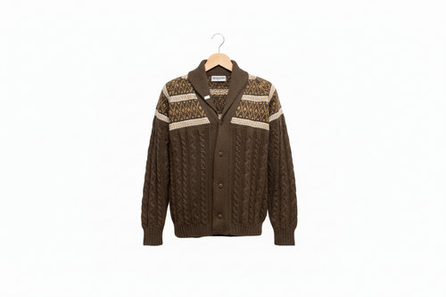 Alpaca Wool Button Cardigan Sweater