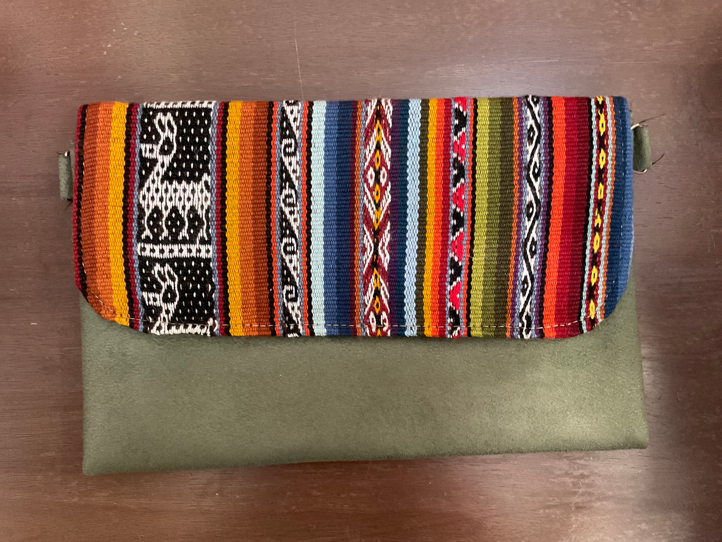 Hand-made embroidered Purse