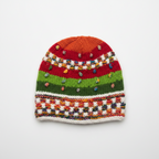 Gorro de lana tejido a mano para bebé