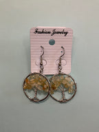 Metal with Stone Earrings