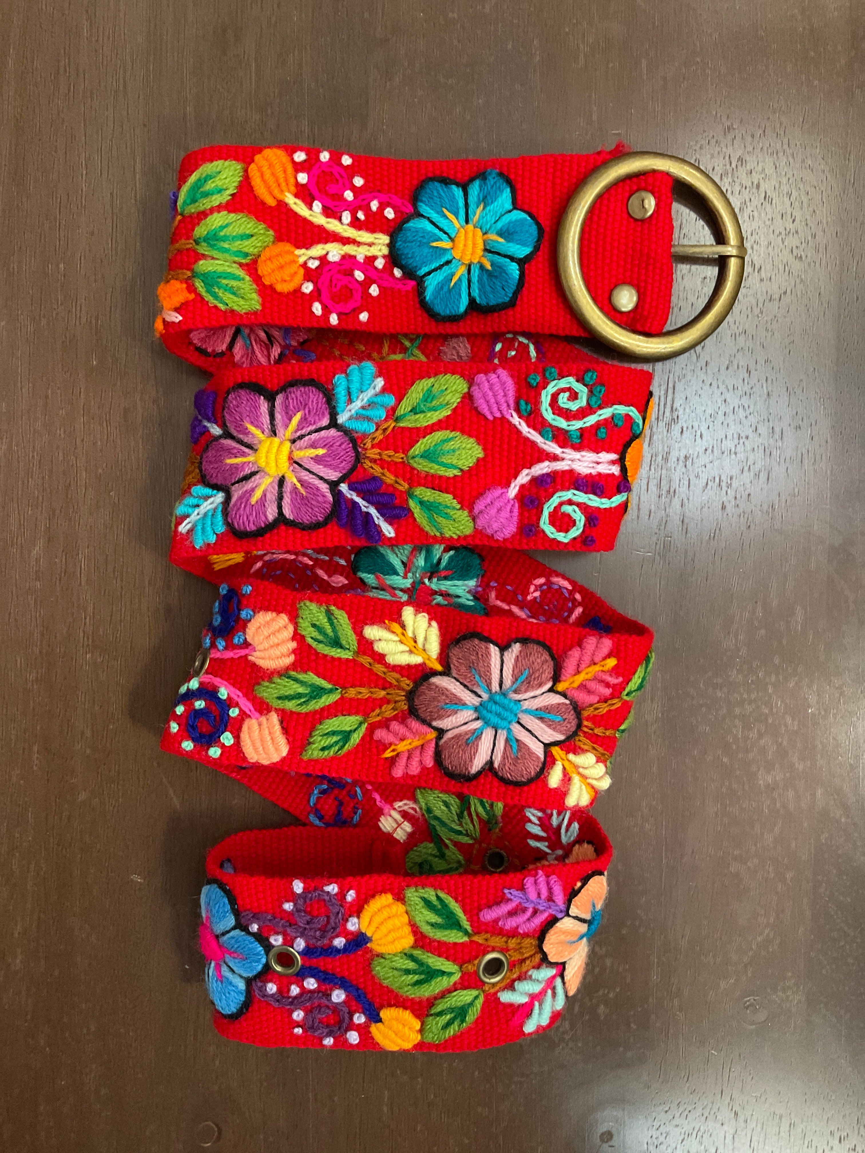 Handmade Embroidered Belt