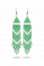 Beaded Fringe Earrings