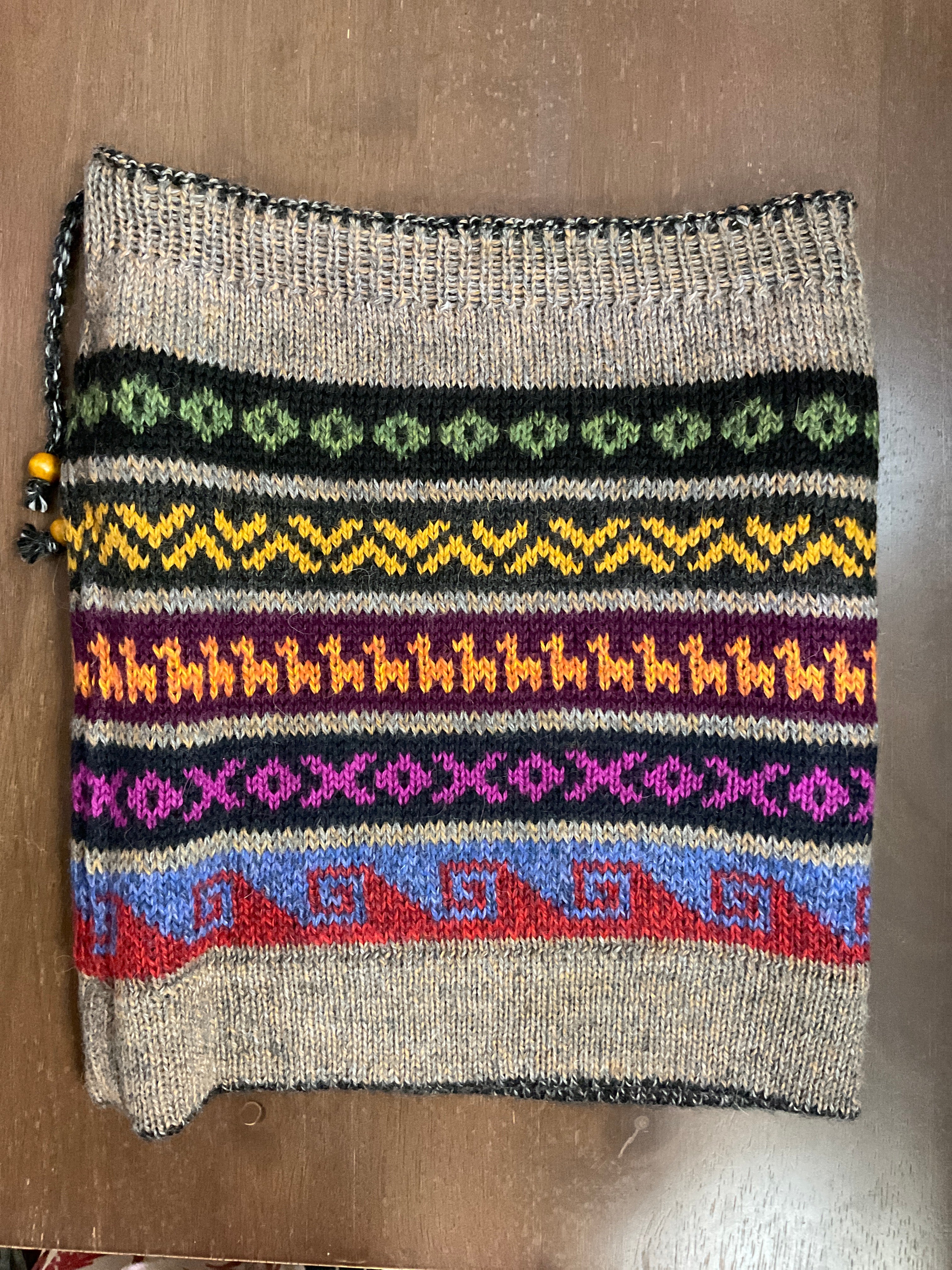 3-in-1 Baby Alpaca Neck Gaiter, Beanie, & Face Cover – Handmade in Peru