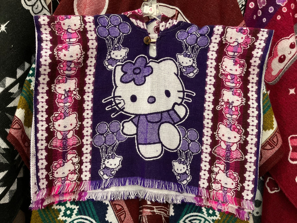 Poncho de Hello Kitty para niños