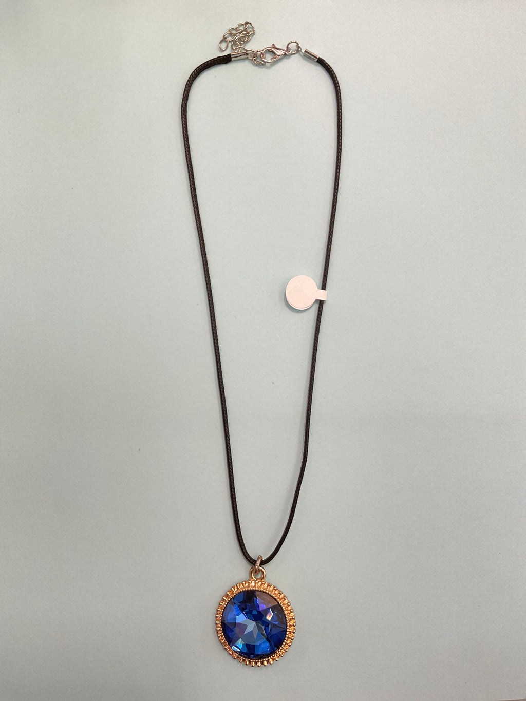 Necklace with Leather Strap