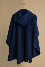 Capa formal de alpaca para mujer