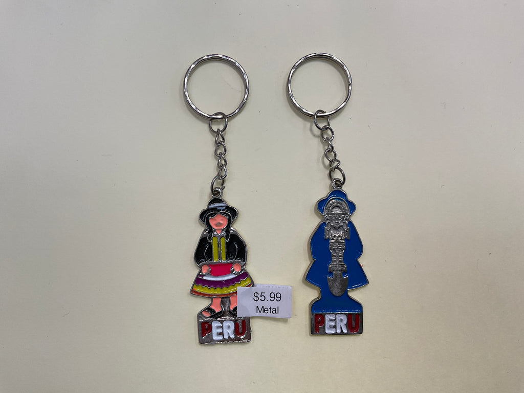 Peruvian Metal Keychains